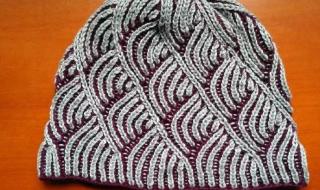 双元宝针的织法 双元宝针的织法